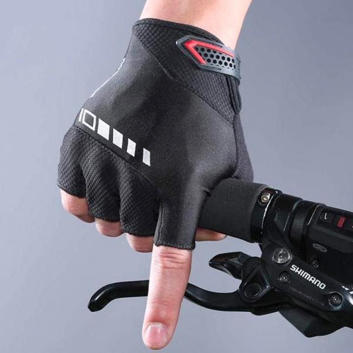 Produktbild Rockbros S143-BK XL cycling gloves with gel inserts - black (XL)