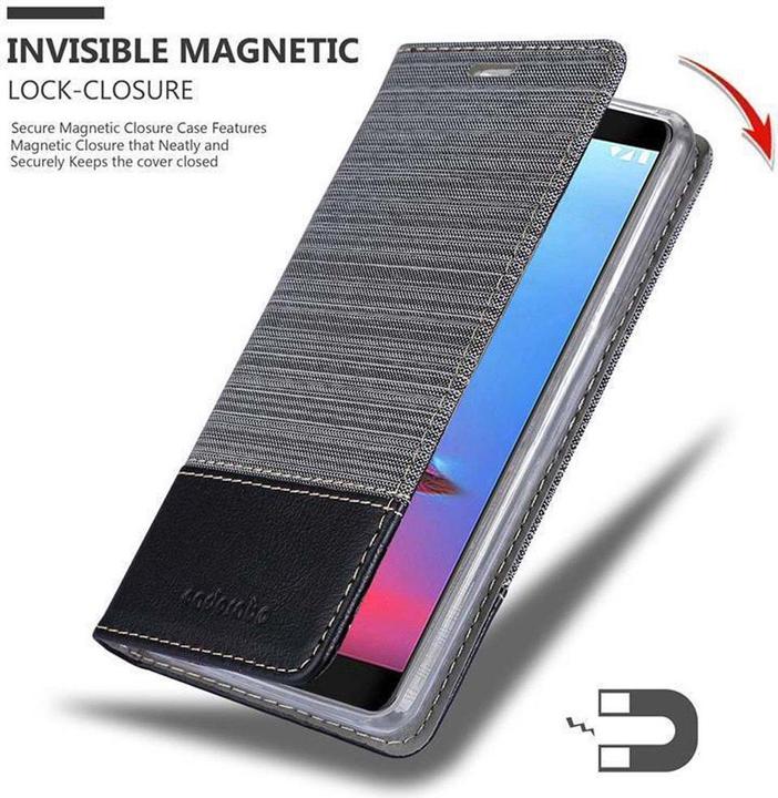 Produktbild Cadorabo Book Jeans Optik Cover (ZTE Blade V9)