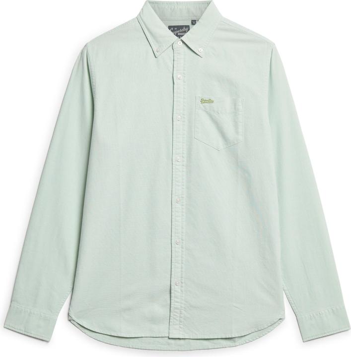 Superdry langarmhirt au bio-baumwolle uperdry oxford (S)