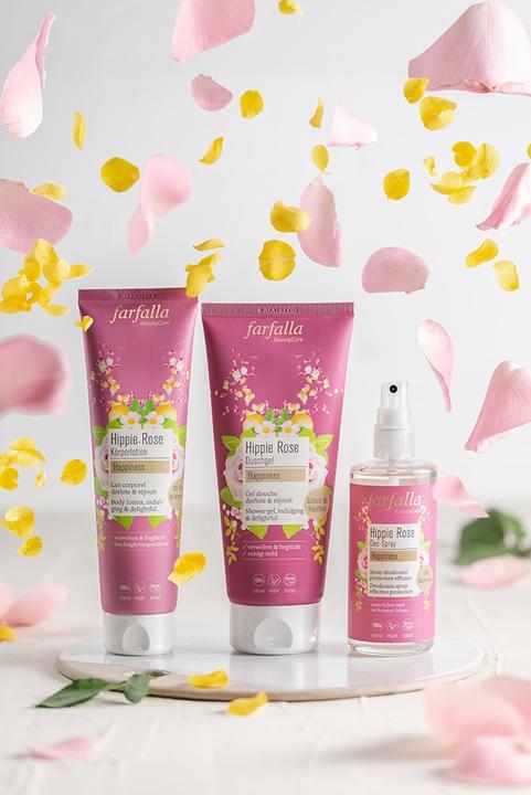 Immagine prodotto Farfalla Lozione per il corpo Hippie rose Happiness Lot (Crema corpo, 150 ml)