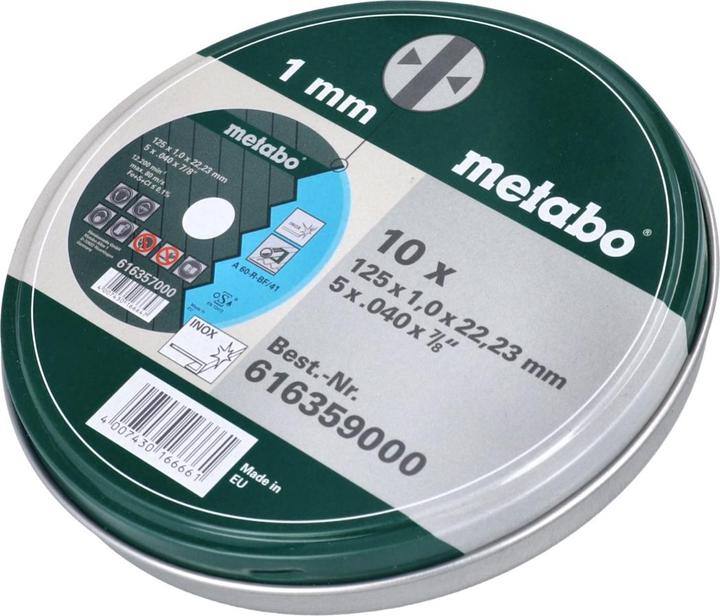 Actual product image Metabo Cutting discs