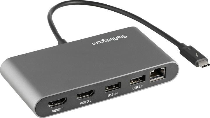 Produktbild StarTech TB3DKM2HDL (Thunderbolt, 5 Ports)
