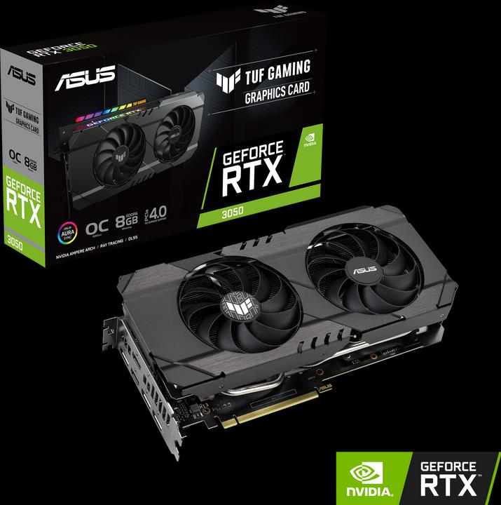 Image du produit ASUS TUF Gaming GeForce RTX 3050 OC (8 Go)