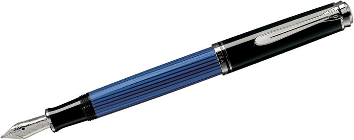 Immagine prodotto Pelikan Stilografica M405 Nero-Blu B Custodia (Argento, Blu, Nero, 1 x)