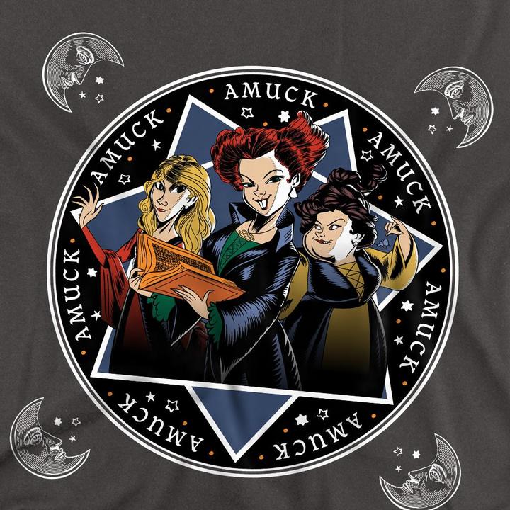 Actual product image Universal Textiles Unisex Adult Amuck, Amuck, Amuck Sanderson Sisters T-Shirt (L)