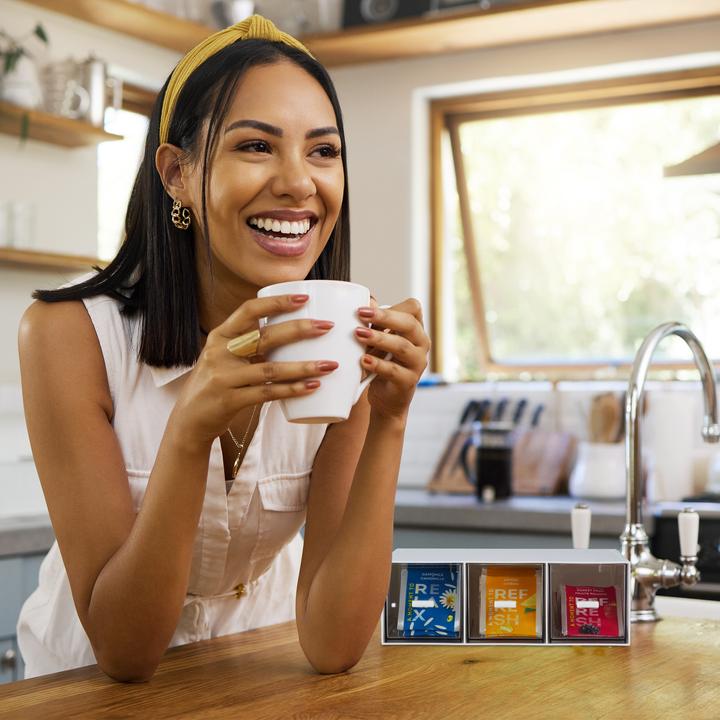Image du produit Relaxdays Scatola porta-tè-e-tisane