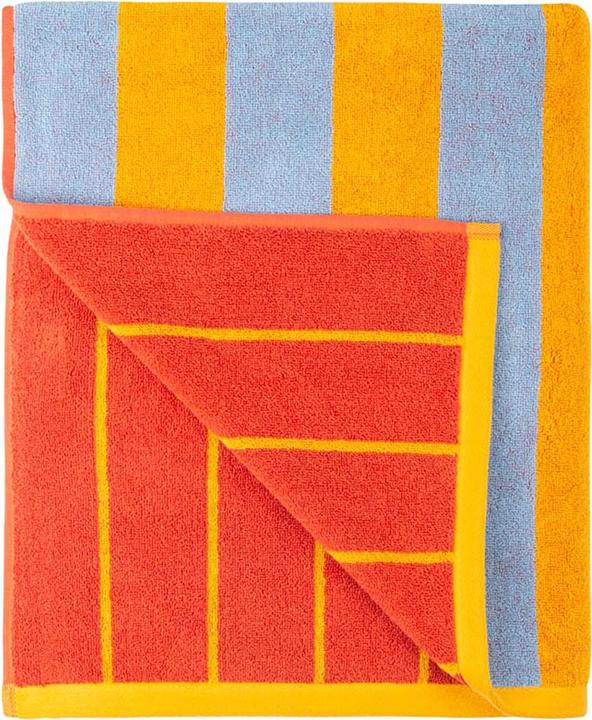 Produktbild Torres Novas Strandtuch Pena gelb orange (100 x 180 cm)