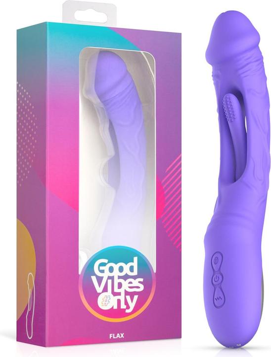 Produktbild Good Vibes Only Flax Vibrierender Dildo mit GPunktStimulator