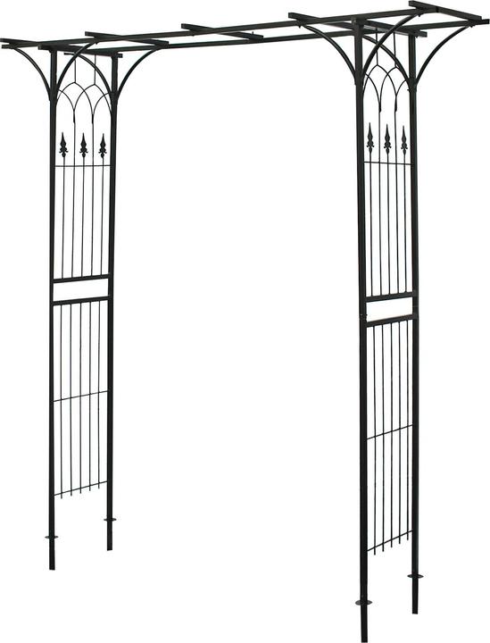 Produktbild Wiltec Rankgitter Rosenbogen 205x50x208cm Rosenspalier Rankhilfe Pflanzgitter (205 cm, 50 cm)