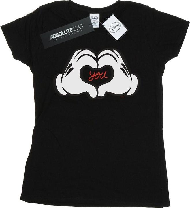 Actual product image Disney Womens/Ladies Mickey Mouse Loves You Cotton T-Shirt (XL)