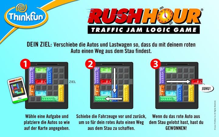 Produktbild Thinkfun Rush Hour (Deutsch, Französisch, Italienisch, Englisch)