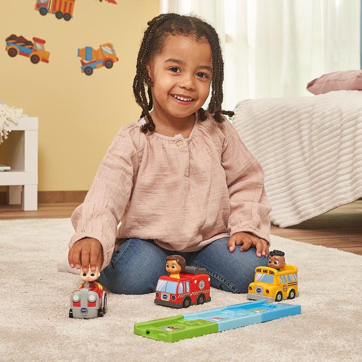 Produktbild VTech Tut Tut Baby Flitzer - CoComelon JJs Traktor inkl. Schiene