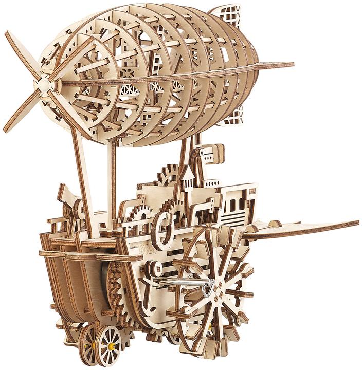 Immagine prodotto Simulus Dirigibile di legno a vento in stile Steampunk, kit da 349 pezzi