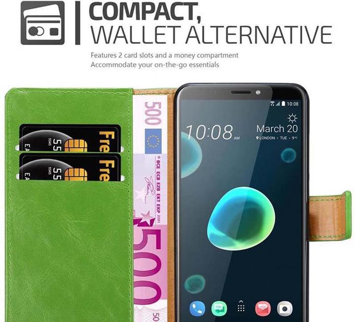 Actual product image Cadorabo Book Luxury Cover (HTC Desire 12+)