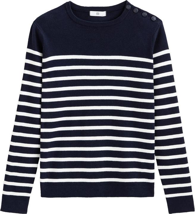 La Redoute Collections Matrosenpullover aus Bio-Baumwolle