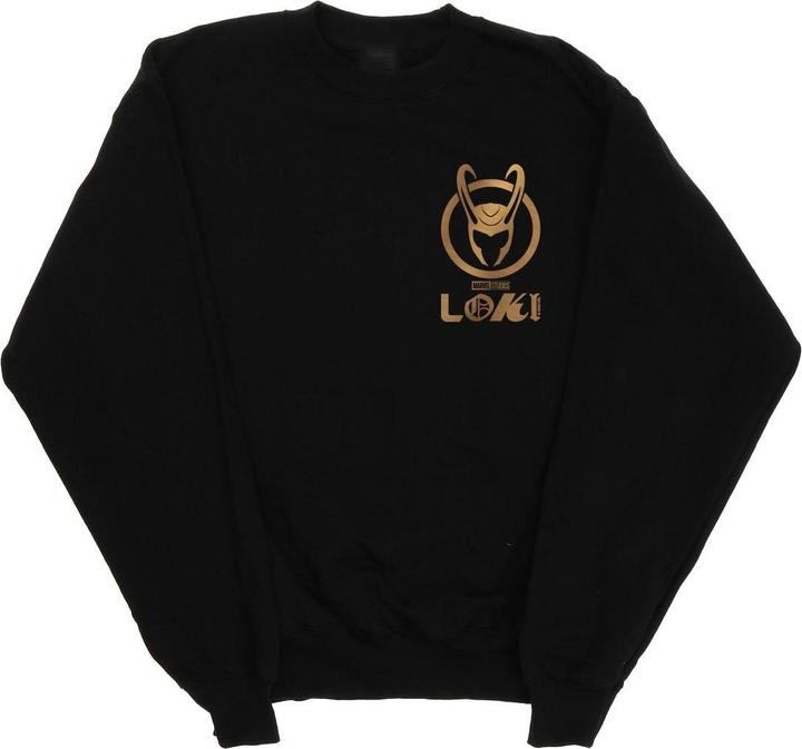 Produktbild Loki Horn Logo Faux Pocket Sweatshirt (M)