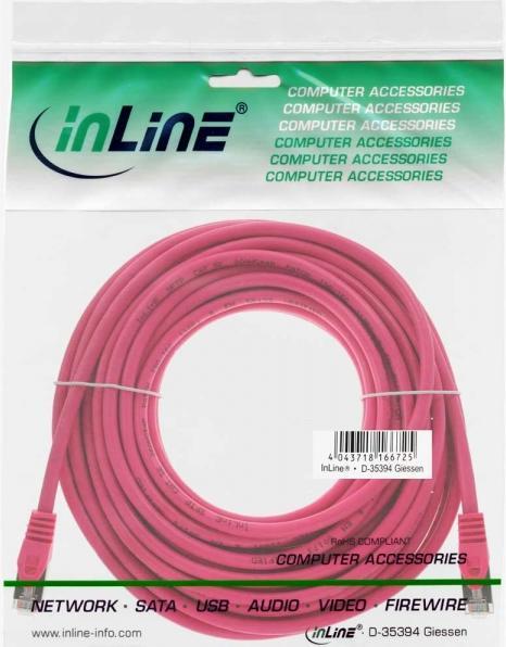 Produktbild InLine Patchkabel (SF/UTP, CAT5e, 15 m)