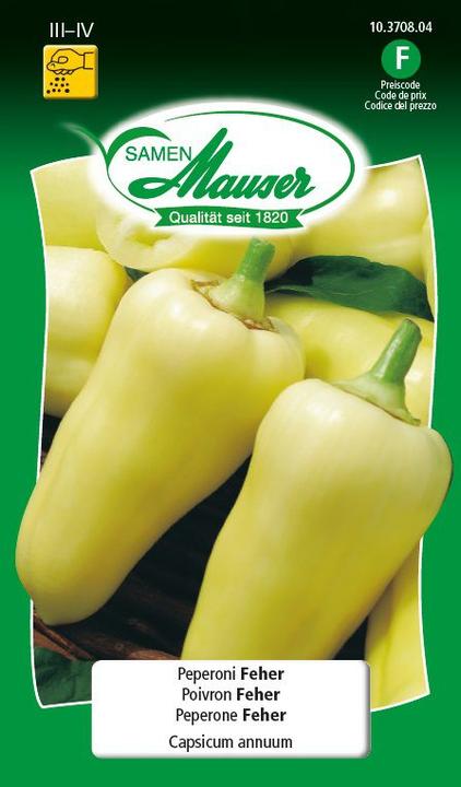 Image du produit Samen Mauser Pepperoni Feher (Graines de légumes)