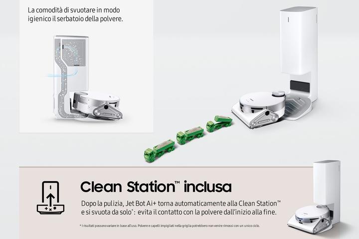 Produktbild Samsung Jet Bot AI+ Roboter-Staubsauger (Saugroboter)