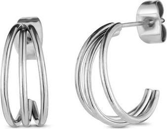 Produktbild Vuch Elegant Hoop Earrings Made Of Steel Elegy Silver