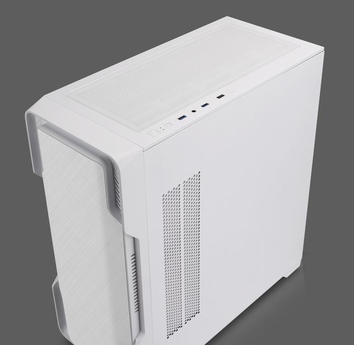 Actual product image Nanoxia Go MIDI DS-9G-W ARGB White - USB-C - TG (mATX, ITX, ATX, E-ATX)