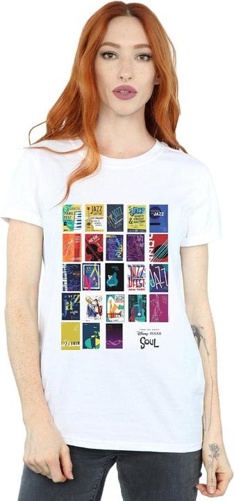 Immagine prodotto Disney Soul Jazz Poster Wall Maglietta Ampia Donna (XXL)