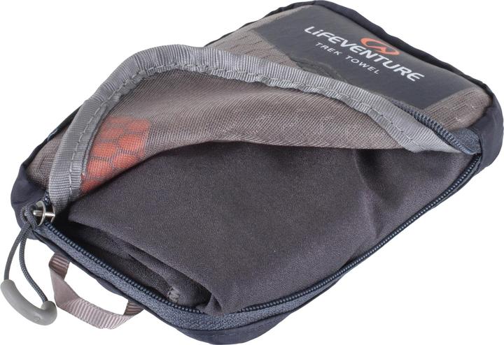 Image du produit Lifeventure Serviette de bain HydroFibre Trek, Grey, Large (110 x 65 cm)
