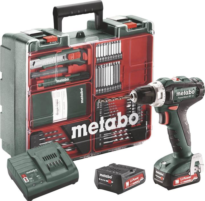 Immagine prodotto Metabo Set PowerMaxx BS 12 (Batteria ricaricabile)