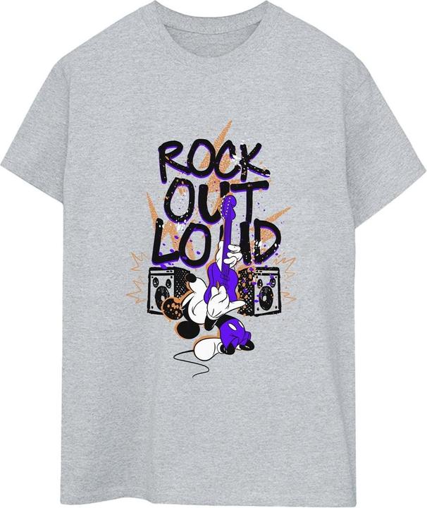 Immagine prodotto Disney Mickey Mouse Rock Out Loud Maglietta Ampia Donna (3XL)