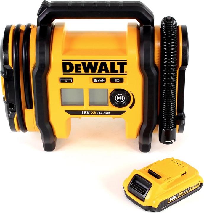 Produktbild DeWalt DCC 018 N Akku Luftkompressor 18V 11bar KFZ + 1x Akku 2,0Ah - ohne Ladegerät (11 Bar, 14.70 l)
