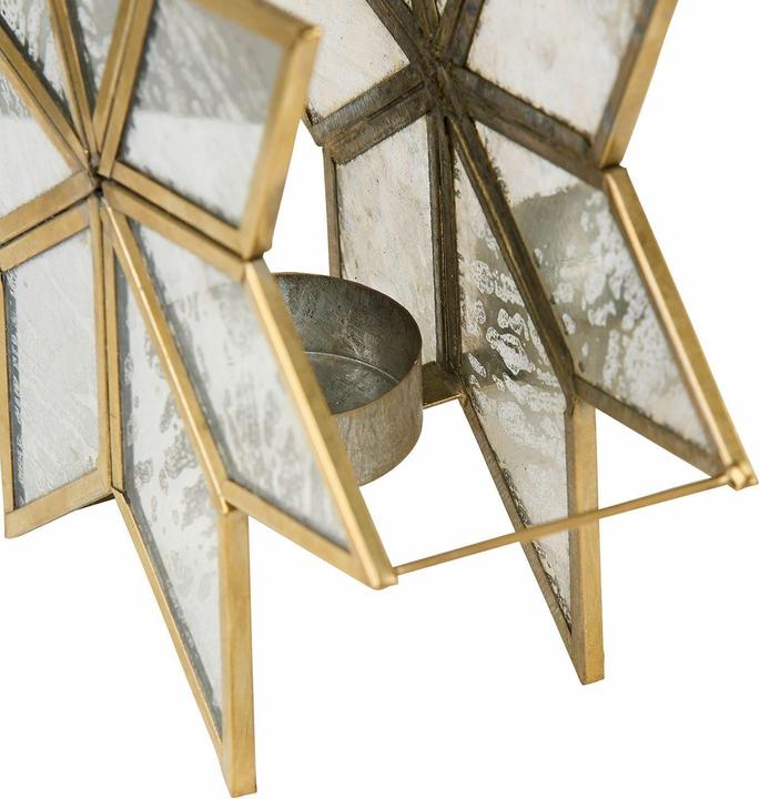 Produktbild Loberon Kerzenhalter 2er Set Zaydan gold/silber (23 x 22 x 6 cm)