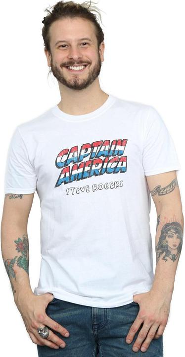 Immagine prodotto Captain America AKA Steve Rogers Maglietta Uomo (M)