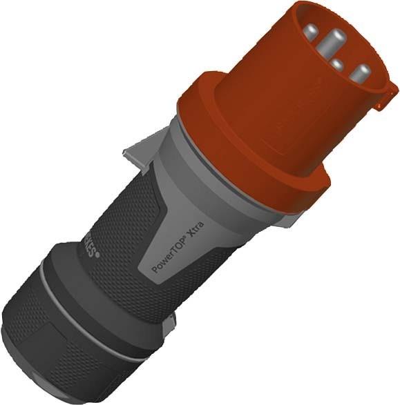Mennekes MEN 13106 PowerTOP Xtra 63A 4P 6H 400V IP44 CEE plug network