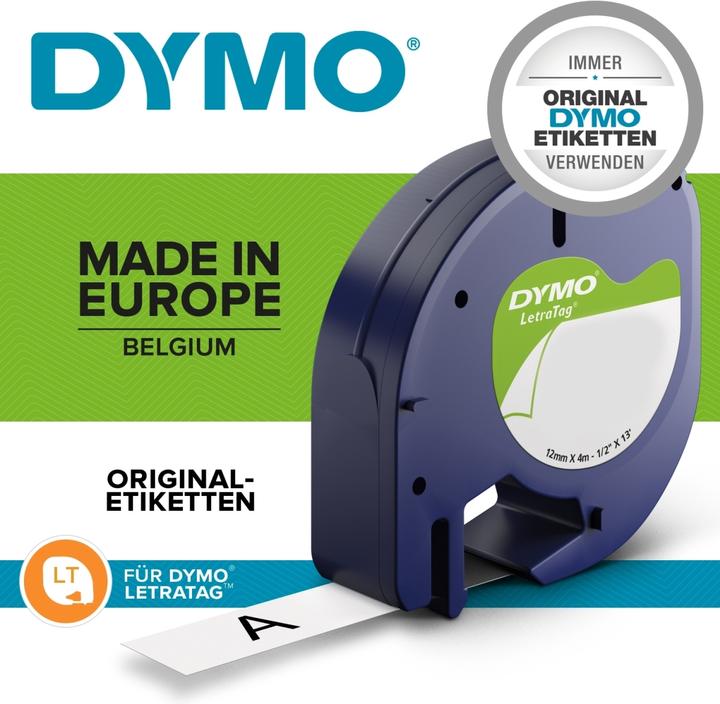 Produktbild Dymo S0721660 Kunststoffband (1.20 cm, Weiss)