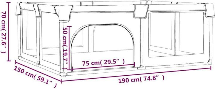 Immagine prodotto VidaXL Rouven (190 cm, 150 cm)
