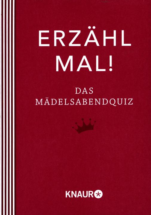 Produktbild Erzähl mal! Das Mädelsabendquiz (Deutsch)