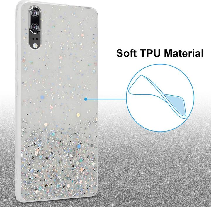 Image du produit Cadorabo Couverture TPU paillettes scintillantes (Cubot P20)