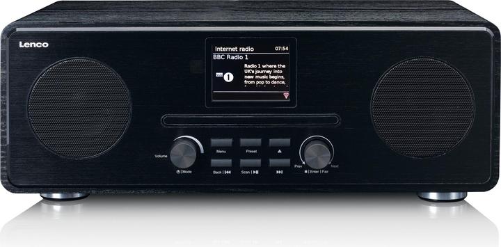 Actual product image Lenco DIR-261BK (Web radio, DAB+, FM, Bluetooth, Wi-Fi)