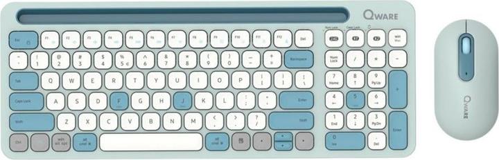 Actual product image Qware Florence Draadloze Combo (Eng. Int., Cable)