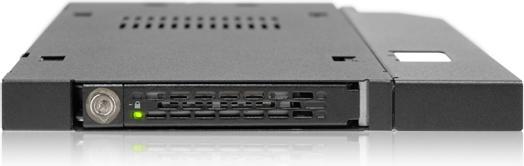 Produktbild Icy Dock 2.5” SATA/SAS HDD/SSD Wechselrahmen für Slim ODD/FDD Schacht mit Schloss