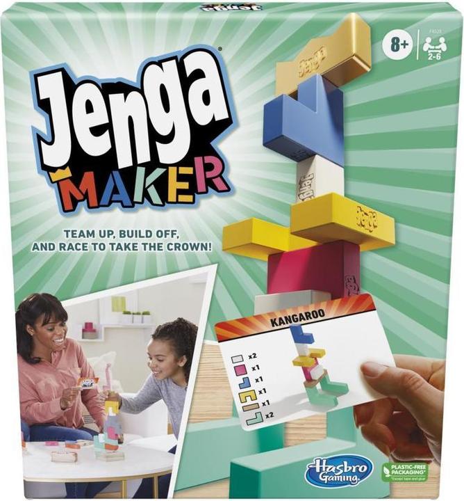 Immagine prodotto Hasbro Gaming Gioco - Creatore di Jenga (F4528) (Finlandese, Svedese)