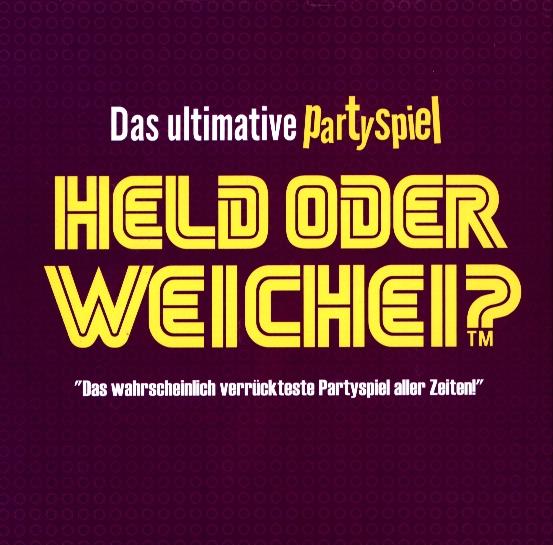 Actual product image Hero or Wimp? Card game (German)