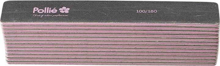 Image du produit Pollie Black Square Nail File 100/180 28x178mm With Bag 1 Unit