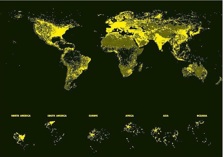 Immagine prodotto Educa Mappa del mondo al neon (1000 pezzi)