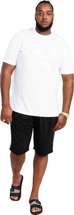Actual product image DUKE D555 Mens Rayan Jersey Side Stripe Kingsize Shorts (Pack Of 2) (3XL)