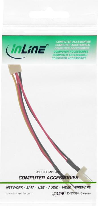 Image du produit EKL Câble en Y Verax, 2 ventilateurs sur une carte