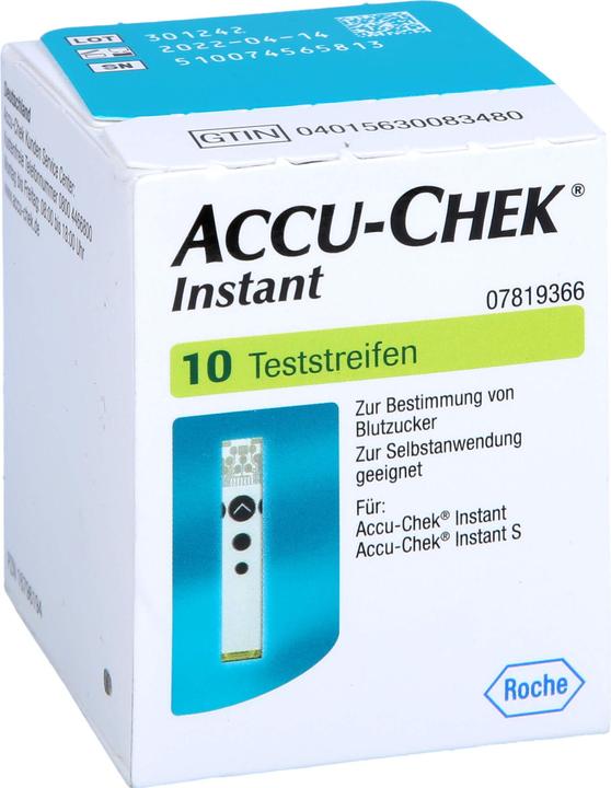 Actual product image Roche ACCU-CHEK Instant Test Strips, 1X10 St TTR (Test strips)