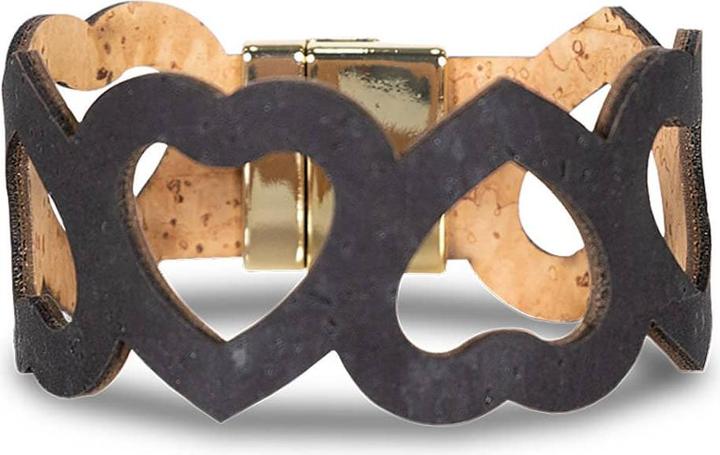 Actual product image Artipel Big Hearty" bracelet (18 cm, Cork)