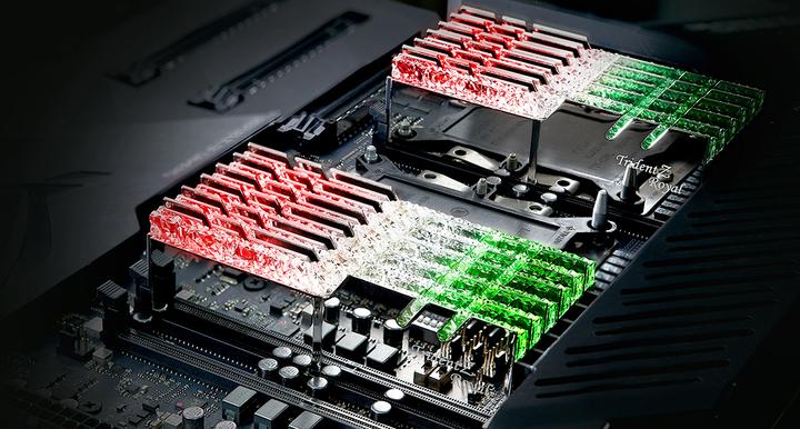 Productafbeelding G.Skill RAM Gskill D4 4000 16GB C15 TZ Royal K2 (2 x 8GB, 4000 MHz, DDR4 RAM, DIMM 288 pin)