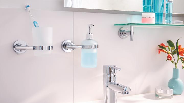 Actual product image tesa LUUP WC replacement roll holder incl. adhesive solution without drilling